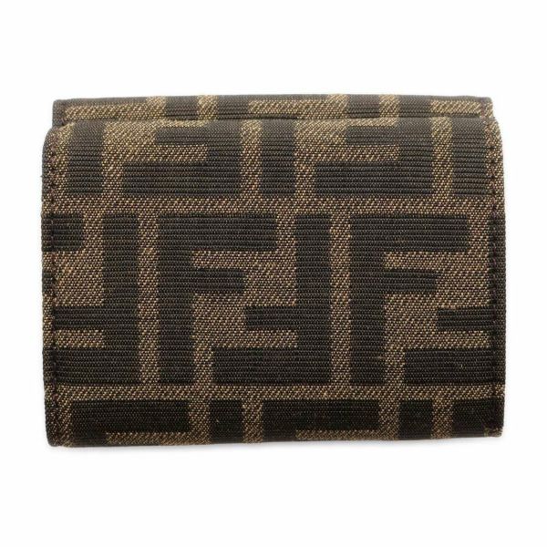 フェンディ 三つ折り財布 マイクロ キャンバス 8M0395 FENDI 財布 折りたたみ コンパクトウォレット