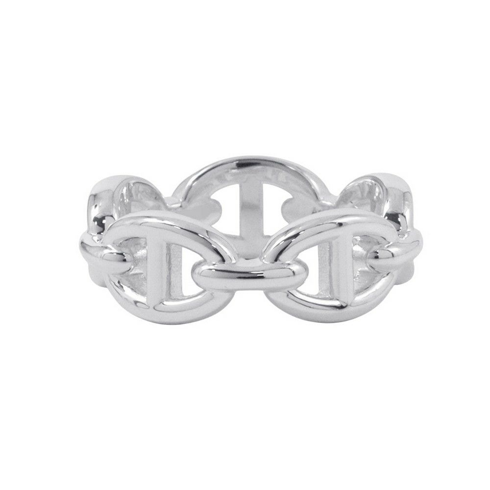 エルメス リング シェーヌダンクル アンシェネPM Enchainee SV925シルバー リングサイズ52 HERMES ジュエリー