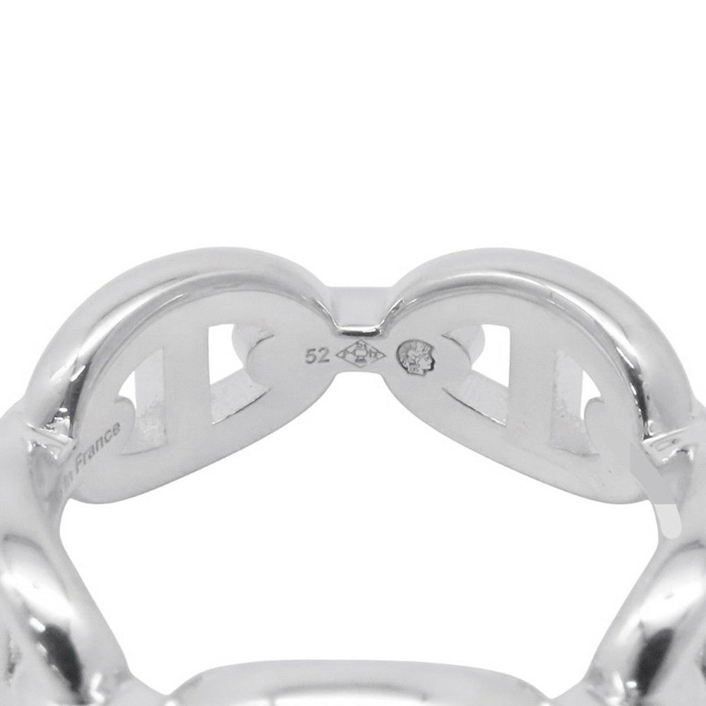 エルメス リング シェーヌダンクル アンシェネPM Enchainee SV925シルバー リングサイズ52 HERMES ジュエリー