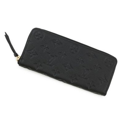 【極美品】ルイヴィトン　モノグラム　アンプラント　クレマンス　長財布　財布　黒 ルイヴィトン 財布 モノグラム レディース LOUIS VUITTON 財布