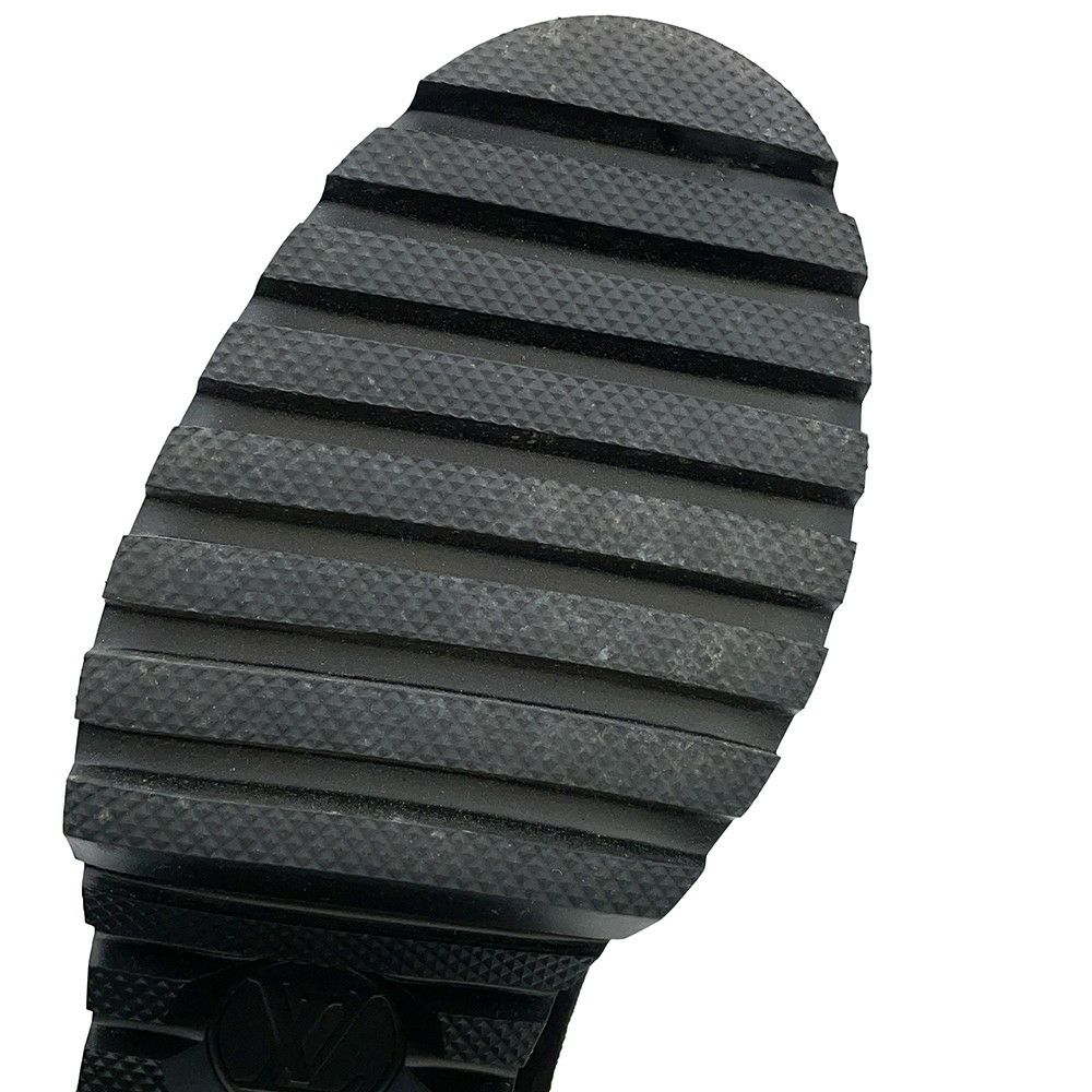 ルイヴィトン ブーツ モノグラム・アンプラント スエード ローリエート アンクルブーツ レディースサイズ38 1AC7W0 靴 ブラック 黒