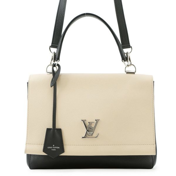 ルイヴィトン ハンドバッグ カーフレザー ロックミー カルターブル M50252 2wayショルダーバッグ 黒 ブラック