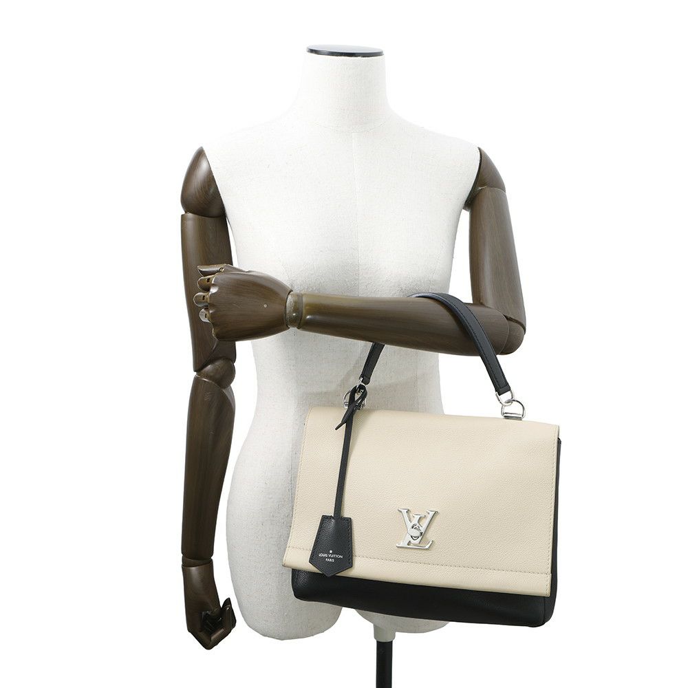 ルイヴィトン ハンドバッグ カーフレザー ロックミー カルターブル M50252 2wayショルダーバッグ 黒 ブラック