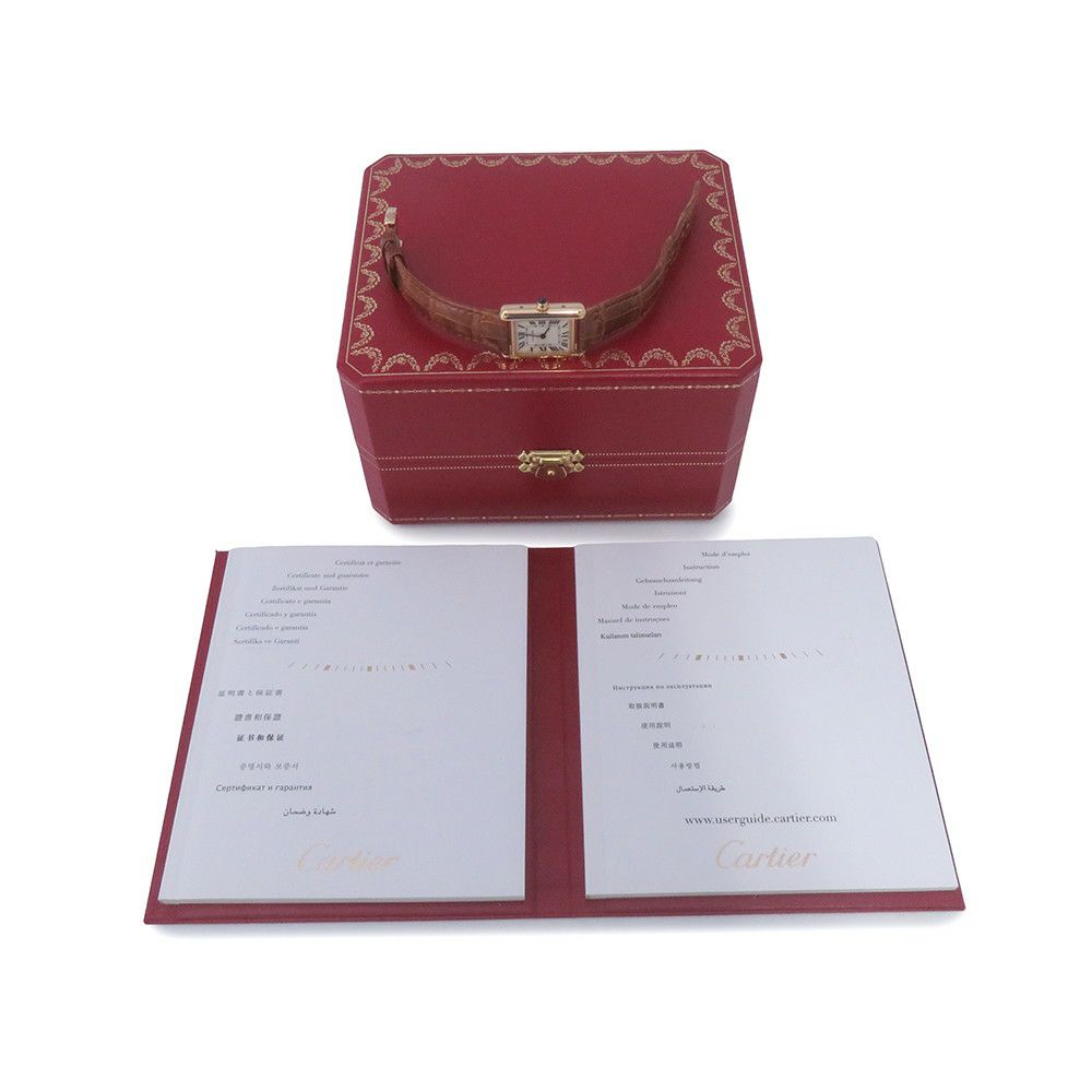 カルティエ タンク ルイ カルティエ SM W1529856 Cartier 腕時計 シルバー文字盤