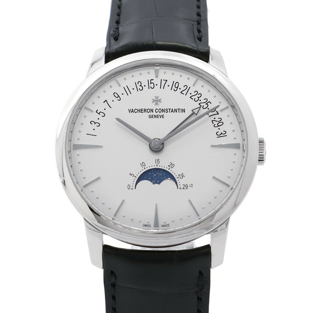 ヴァシュロンコンスタンタン パトリモニー ムーンフェイズ・レトログラード・デイト シルバー文字盤