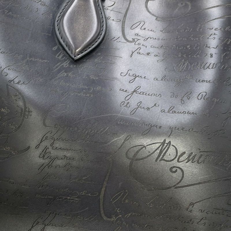 ベルルッティ トートバッグ カリグラフィー スクリット トゥジュール レザー Berluti メンズ 黒