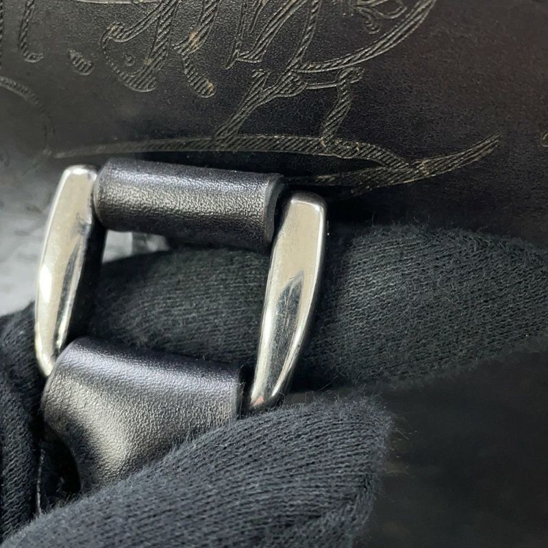 ベルルッティ トートバッグ カリグラフィー スクリット トゥジュール レザー Berluti メンズ 黒