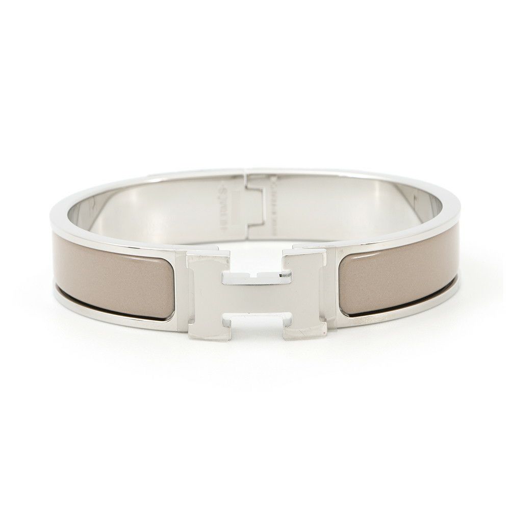 エルメス ブレスレット クリックH クリッククラックPM グラッセ/シルバー金具 HERMES BRACELET
