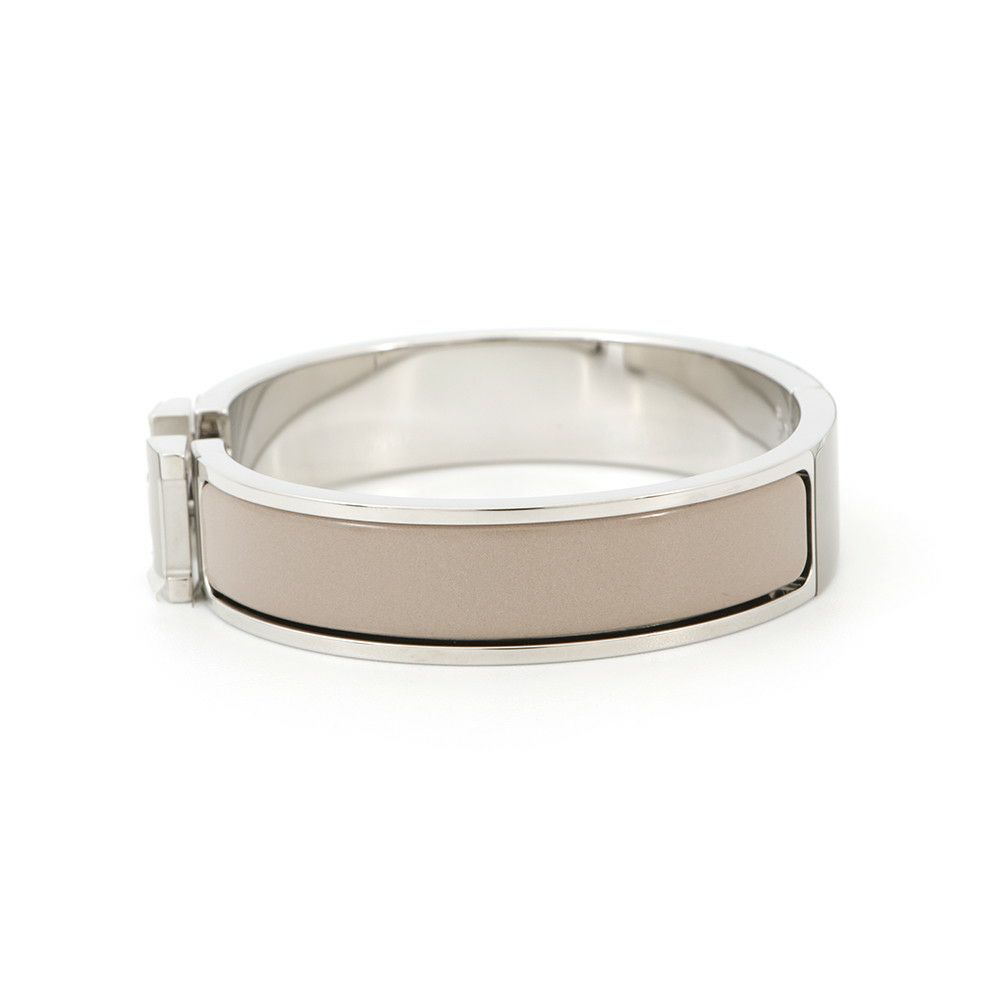 エルメス ブレスレット クリックH クリッククラックPM グラッセ/シルバー金具 HERMES BRACELET