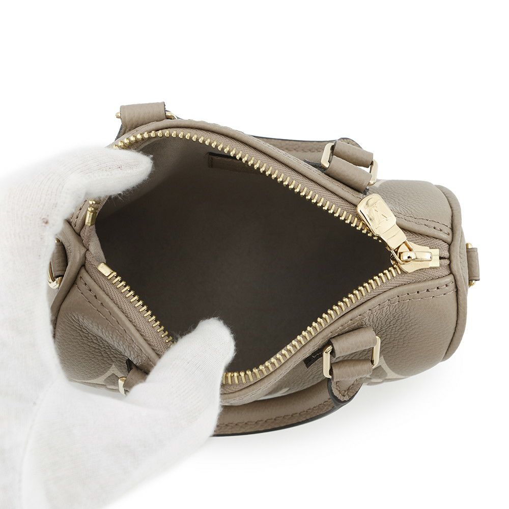 ルイヴィトン ハンドバッグ モノグラム・アンプラント ナノ・スピーディ M82890 LOUIS VUITTON 2wayショルダー セール品