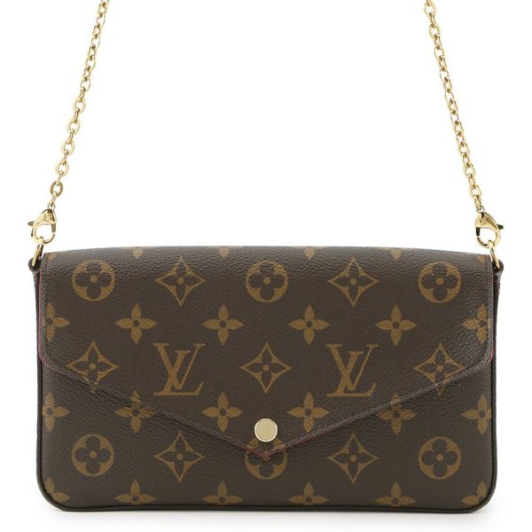 ルイヴィトン チェーンウォレット モノグラム ポシェット フェリシー M61276 LOUIS VUITTON 財布 バッグ フェリーチェ