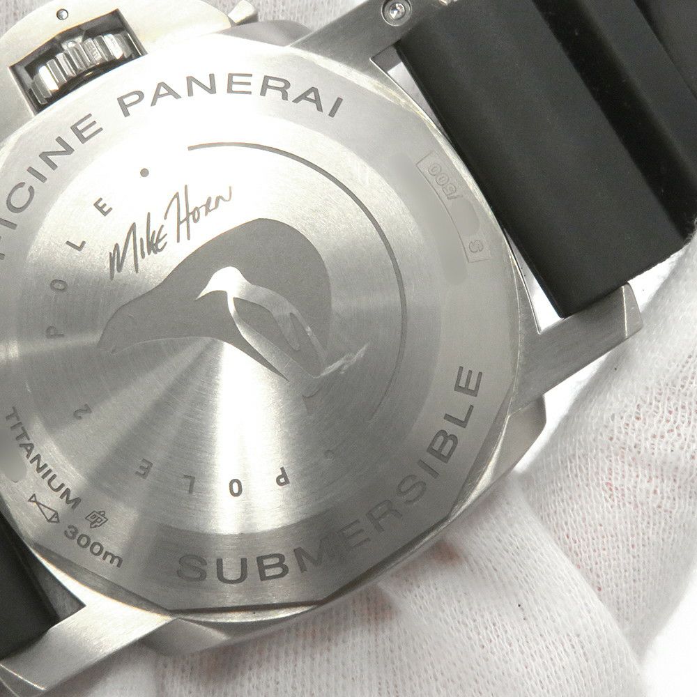 パネライ ルミノール サブマーシブル1950 3DAYS GMT 500本限定 PANERAI 腕時計 ブルー文字盤