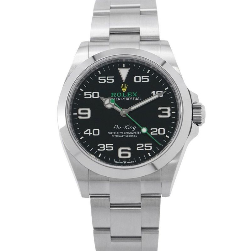 ロレックス エアキング ランダムシリアル ルーレット 126900 ROLEX 腕時計 黒文字盤