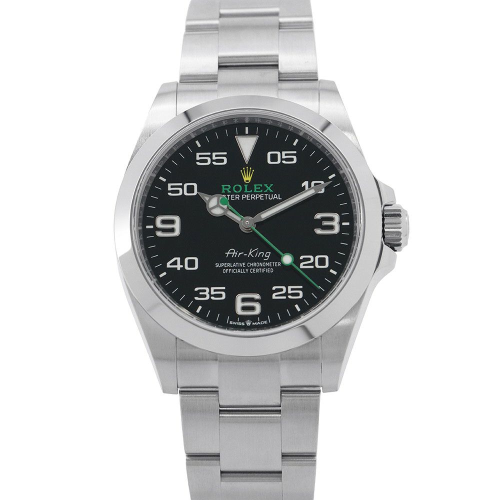 ロレックス エアキング ランダムシリアル ルーレット 126900 ROLEX 腕時計 黒文字盤