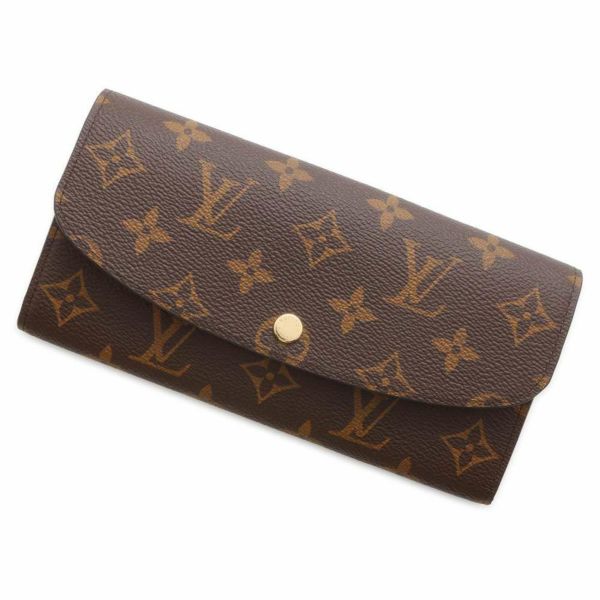 ルイヴィトン 長財布 モノグラム ポルトフォイユ・エミリー M61289 LOUIS VUITTON ヴィトン 財布