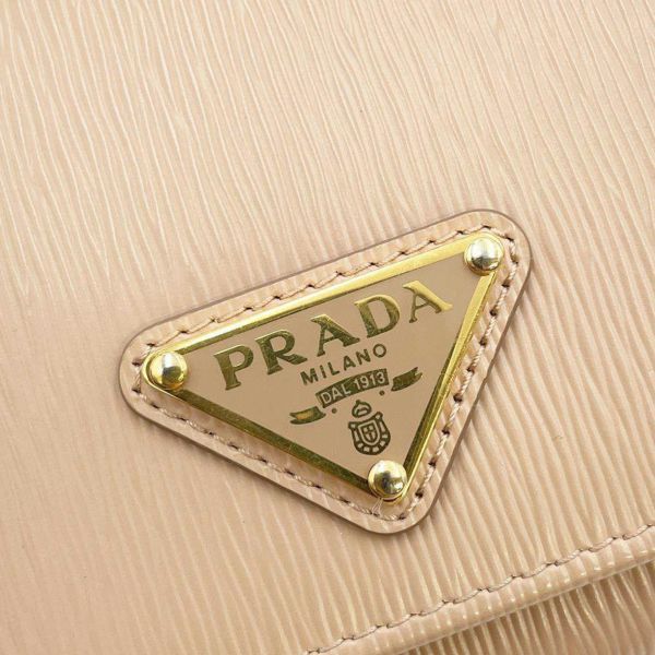 プラダ 長財布 VITELLO MOVE ピンクベージュ 1MH132 PRADA 財布 カードケース付き アウトレット品