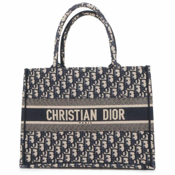 クリスチャン・ディオール トートバッグ ブックトート オブリーク ミディアム M1296ZRIW Dior トロッター