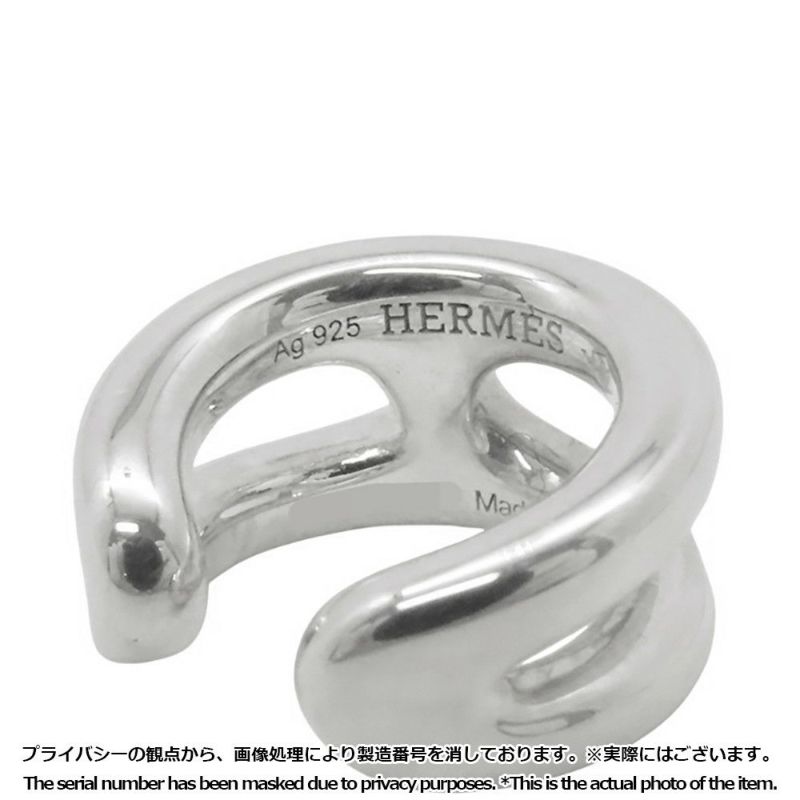 エルメス イヤーカフ シェーヌダンクルパンク ピアス Punk Ear Cuff SV925シルバー HERMES ジュエリー