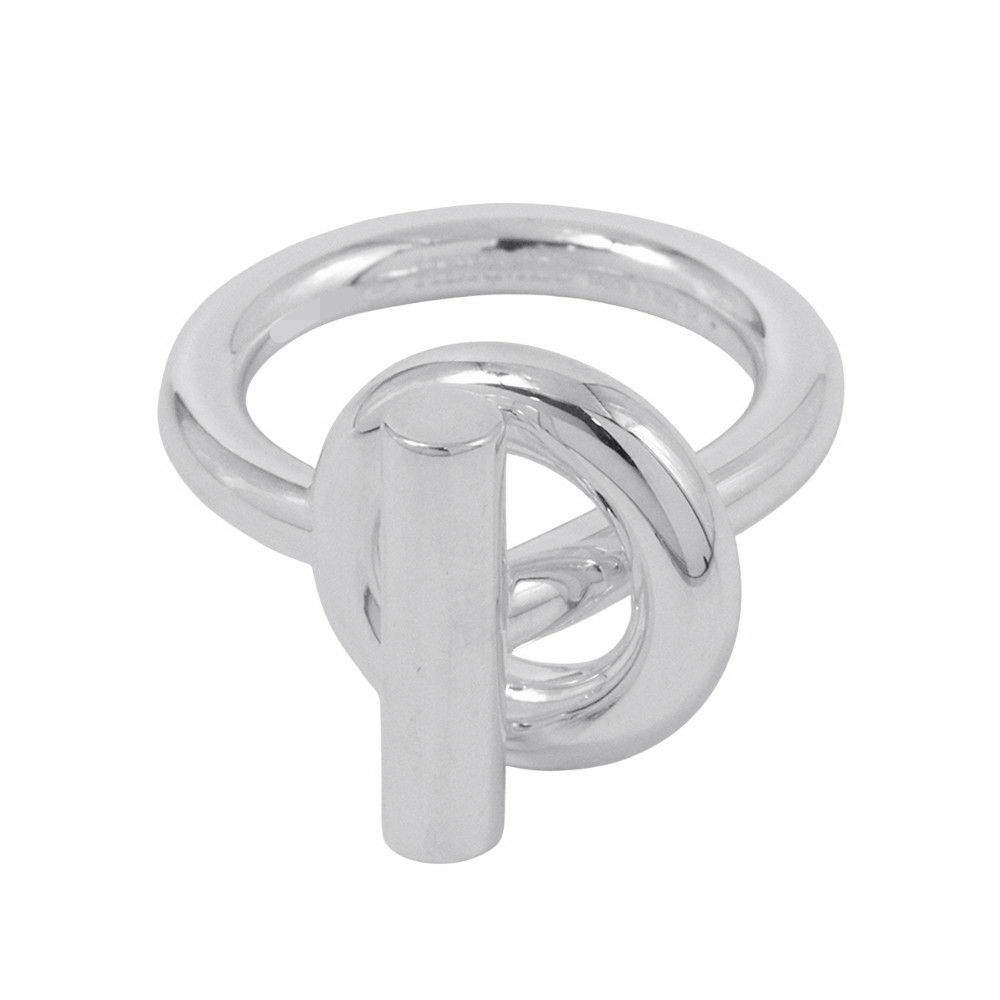 エルメス リング エシャペ MM Echapee SV925シルバー リングサイズ52 HERMES ジュエリー 指輪