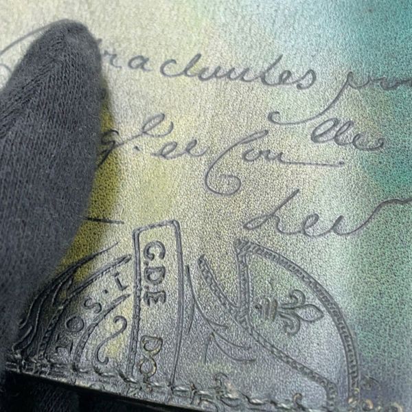 ベルルッティ ブックカバー カリグラフィ Berluti 黒