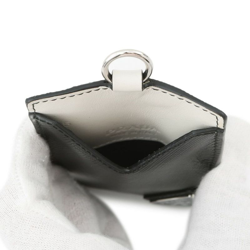 プラダ カードケース サフィアーノ バッジホルダー レザー 2MC016 PRADA 財布 黒