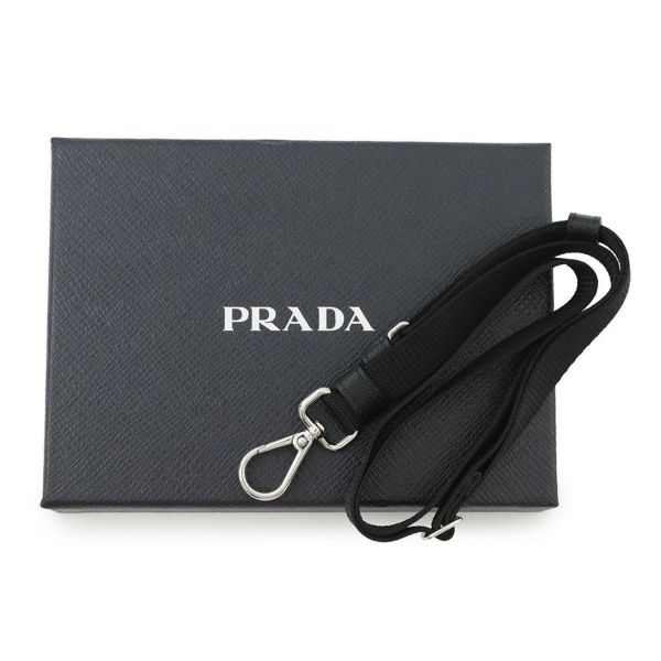 プラダ カードケース サフィアーノ バッジホルダー レザー 2MC016 PRADA 財布 黒