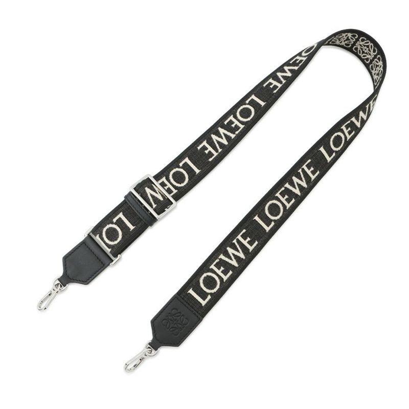 ロエベ ショルダーストラップ アナグラム キャンバス C073T87X01 LOEWE 黒
