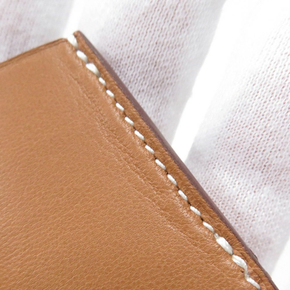 エルメス スカーフリング クロシェット ゴールド ラムスキン/シルク HERMES アクセサリー