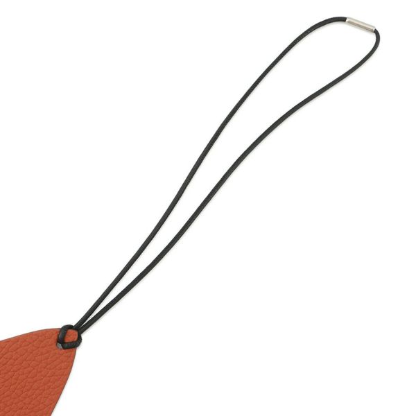 エルメス バッグチャーム プティアッシュ イカ ルージュ/グレー/ブラック トリヨンクレマンス/シェブルミゾル HERMES