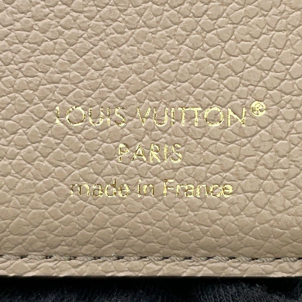 ルイヴィトン 三つ折り財布 モノグラム・アンプラント ポルトフォイユ・ゾエ M69800 LOUIS VUITTON グレージュ