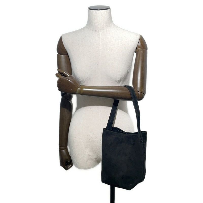 ザ ロウ ショルダーバッグ N/S パークトート スモール ヌバックレザー W1314 THE ROW ハンドバッグ 黒