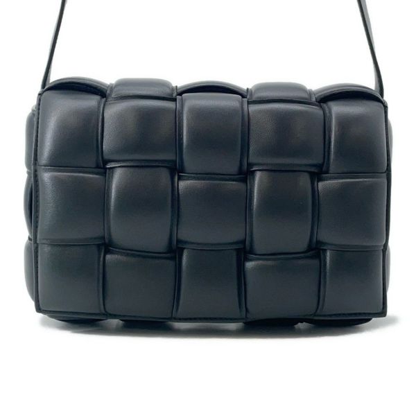 ボッテガヴェネタ ショルダーバッグ パデッド カセット マキシイントレチャート 591970 BOTTEGA VENETA 黒