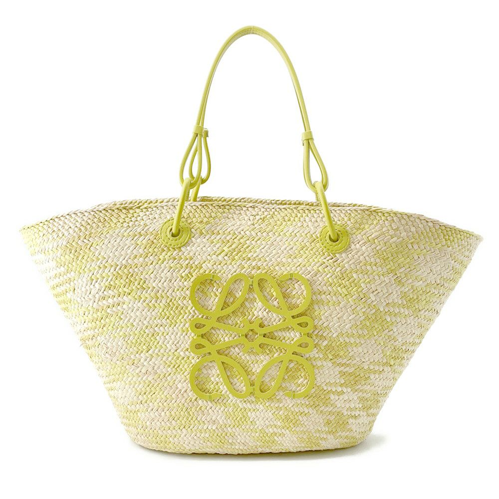 ロエベ ハンドバッグ アナグラム ミディアム ラフィア A223T43X55 LOEWE バスケットバッグ