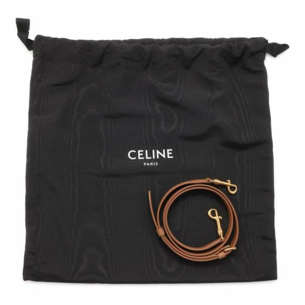 セリーヌ ハンドバッグ ミディアム ニノ サプルカーフレザー 117523FXK CELINE 2way ブラウン