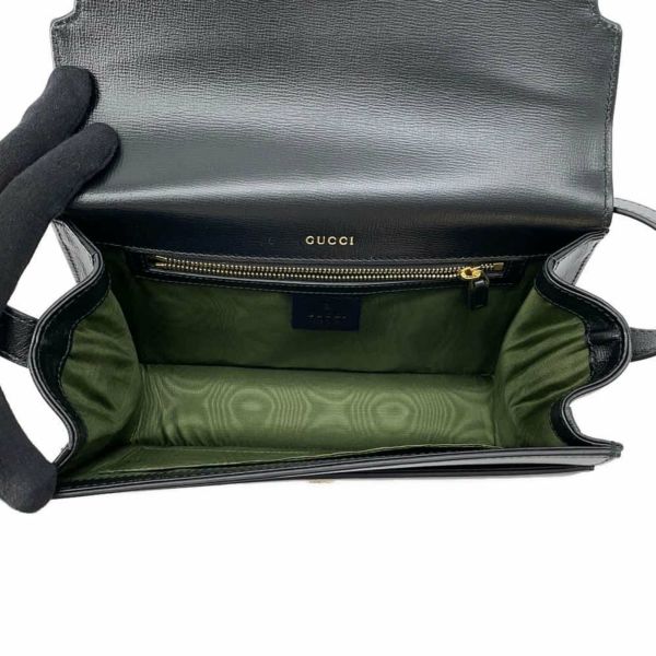 グッチ ショルダーバッグ GGマーモント レザー 589474 GUCCI バッグ 黒