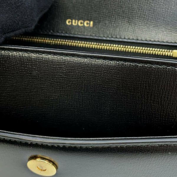 グッチ ショルダーバッグ GGマーモント レザー 589474 GUCCI バッグ 黒