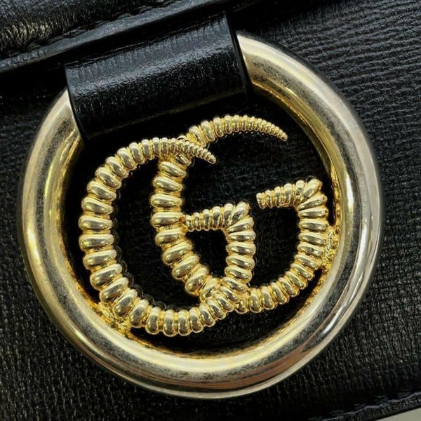 グッチ ショルダーバッグ GGマーモント レザー 589474 GUCCI バッグ 黒