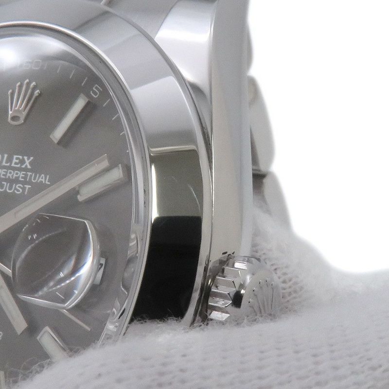 ロレックス デイトジャスト41 ランダムシリアル ルーレット 126300 ROLEX 腕時計 スレート文字盤