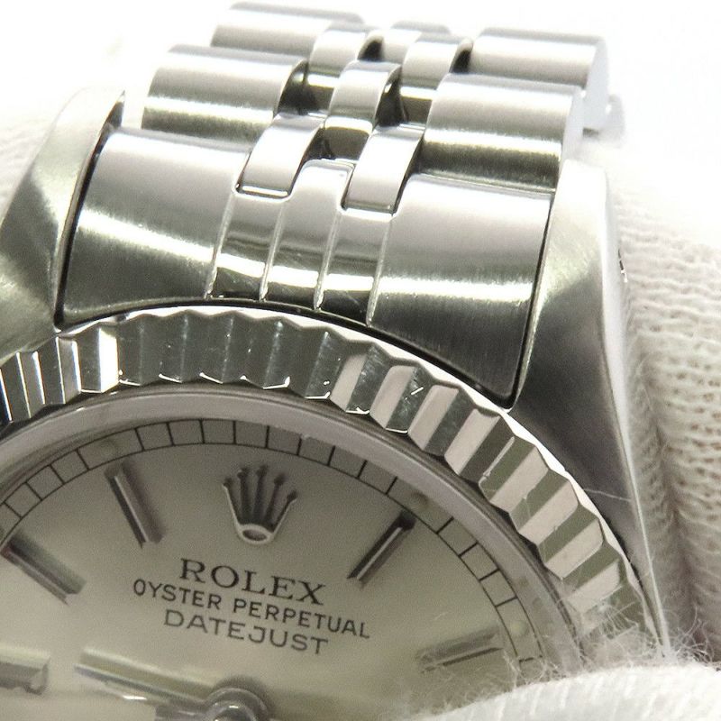 ロレックス デイトジャスト R番 SS/K18WG 69174 ROLEX 腕時計 シルバー文字盤