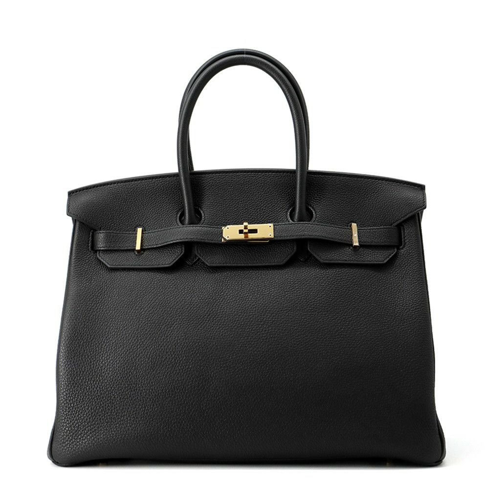 エルメス バーキン35 ブラック/ゴールド金具 トゴ T刻印 HERMES Birkin ハンドバッグ
