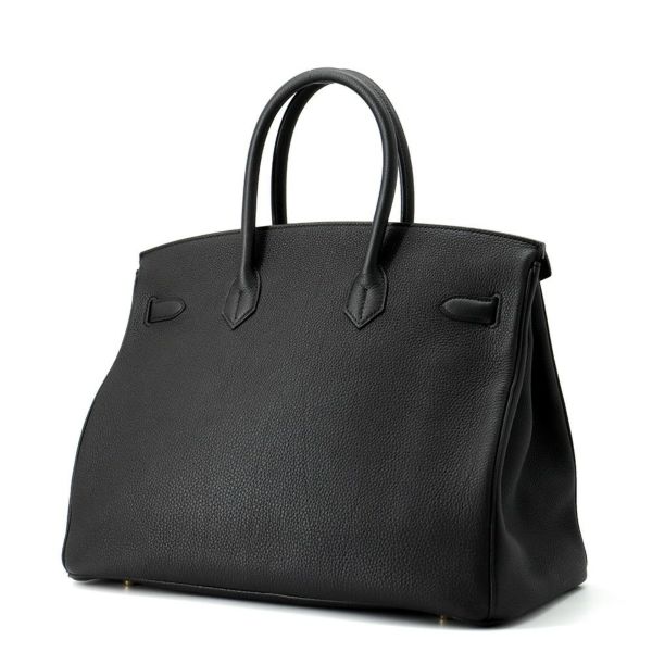 エルメス バーキン35 ブラック/ゴールド金具 トゴ T刻印 HERMES Birkin ハンドバッグ