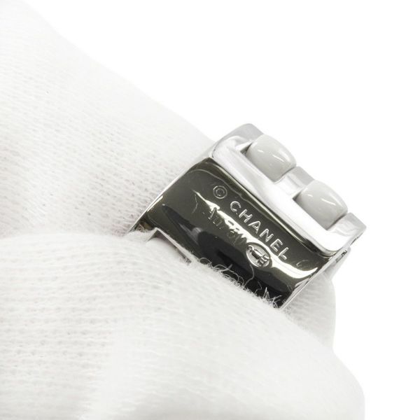 シャネル リング ウルトラ コレクション ダイヤモンド K18WGホワイトゴールド ホワイトセラミック サイズ56 CHANEL 指輪