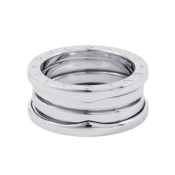 ブルガリ リング ビーゼロワン B-zero1 2バンド K18WGホワイトゴールド リングサイズ53 346583 指輪 ジュエリー