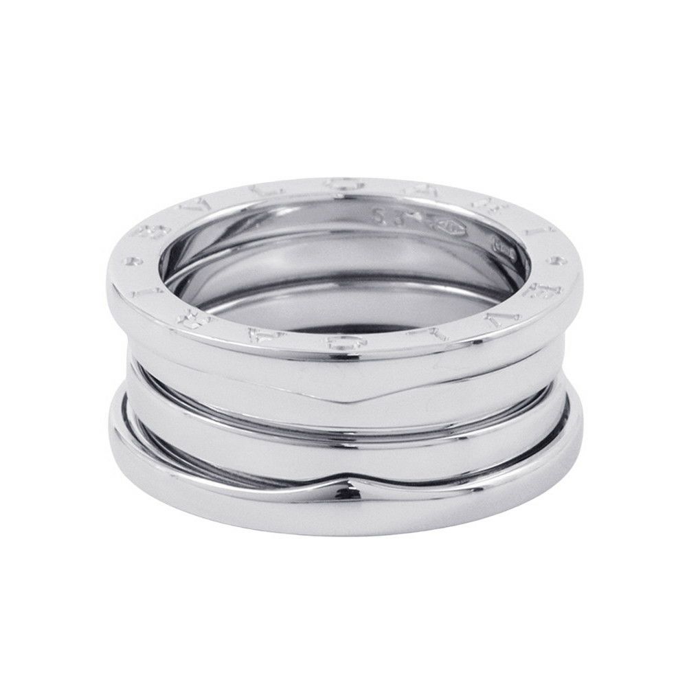 ブルガリ リング ビーゼロワン B-zero1 2バンド K18WGホワイトゴールド リングサイズ53 346583 指輪 ジュエリー