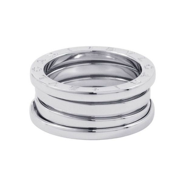 ブルガリ リング ビーゼロワン B-zero1 2バンド K18WGホワイトゴールド リングサイズ53 346583 指輪 ジュエリー