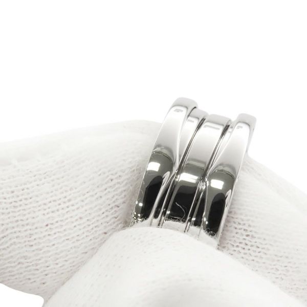 ブルガリ リング ビーゼロワン B-zero1 2バンド K18WGホワイトゴールド リングサイズ53 346583 指輪 ジュエリー