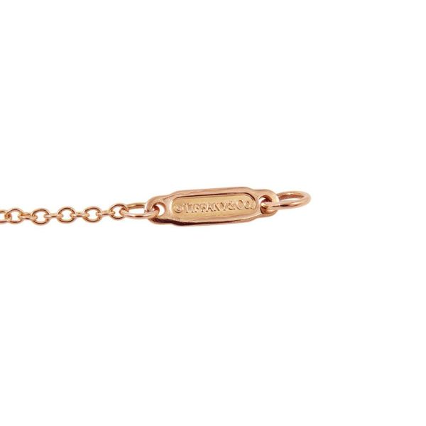 ティファニー ネックレス ソリティア ダイヤモンド ペンダント ダイヤ 0.30ct K18PGピンクゴールド Tiffany&Co. 鑑定書付き