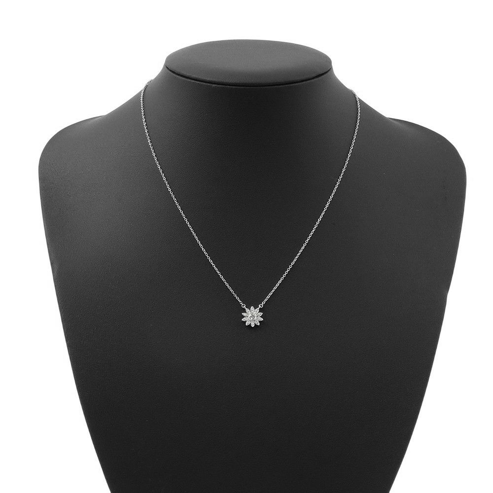 ティファニー ネックレス エンチャント フラワー ネックレス ダイヤモンド Pt950プラチナ Tiffany&Co. ペンダント