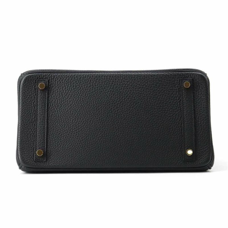 エルメス バーキン30 ブラック/ゴールド金具 トゴ U刻印 HERMES Birkin ハンドバッグ 黒