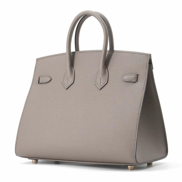 エルメス バーキン25 セリエ エタン/ゴールド金具 ヴォーエプソンB刻印  HERMES Birkin ハンドバッグ